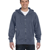 11 oz. Pigment-Dyed Ringspun Cotton Full-Zip Hood