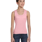 Girls' Stretch Rib Tank