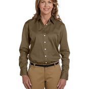 Ladies' 32 Singles Long-Sleeve Twill