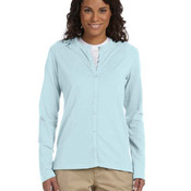 Ladies' Stretch Jersey Long-Sleeve Cardigan
