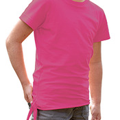 Girls' Fine Jersey Side Tie T-Shirt
